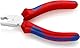KNIPEX Mini-Kombizange mit Mehrkomponenten-Hüllen verchromt 110 mm, 08 05 110