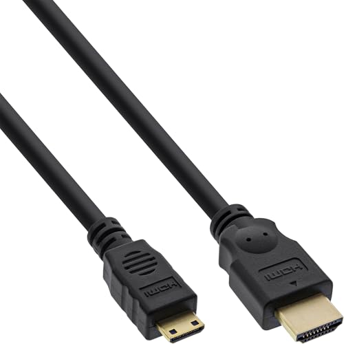 InLine HDMI Mini Kabel de 2m ideal para cámaras en salones