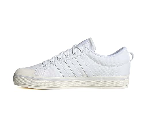 adidas Femme Bravada 2.0 Lifestyle Skateboarding Canvas Sneaker, FTWR White/FTWR White/Chalk White, 39 1/3 EU