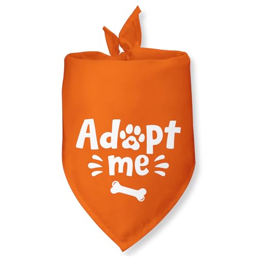 Adopt Me Dog Bandana Adopt Me Bandanas for Dogs Adoption Gotcha Day Adopted Baby Dog Announcement Adopt Me Pets Scarf for Small Medium Dogs & Cats