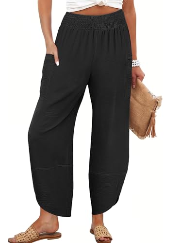 ANRABESS Womens Wide Leg Palazzo Capri Pants 2026...