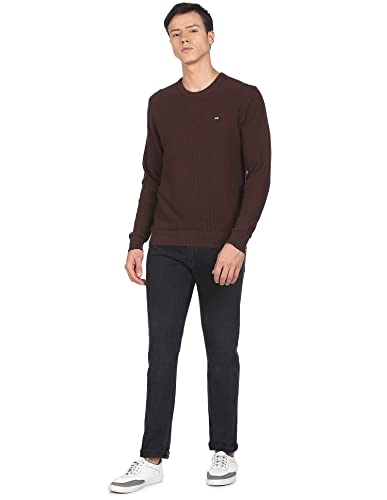 Image of Arrow Men's Cotton Modern Round Neck Sweater