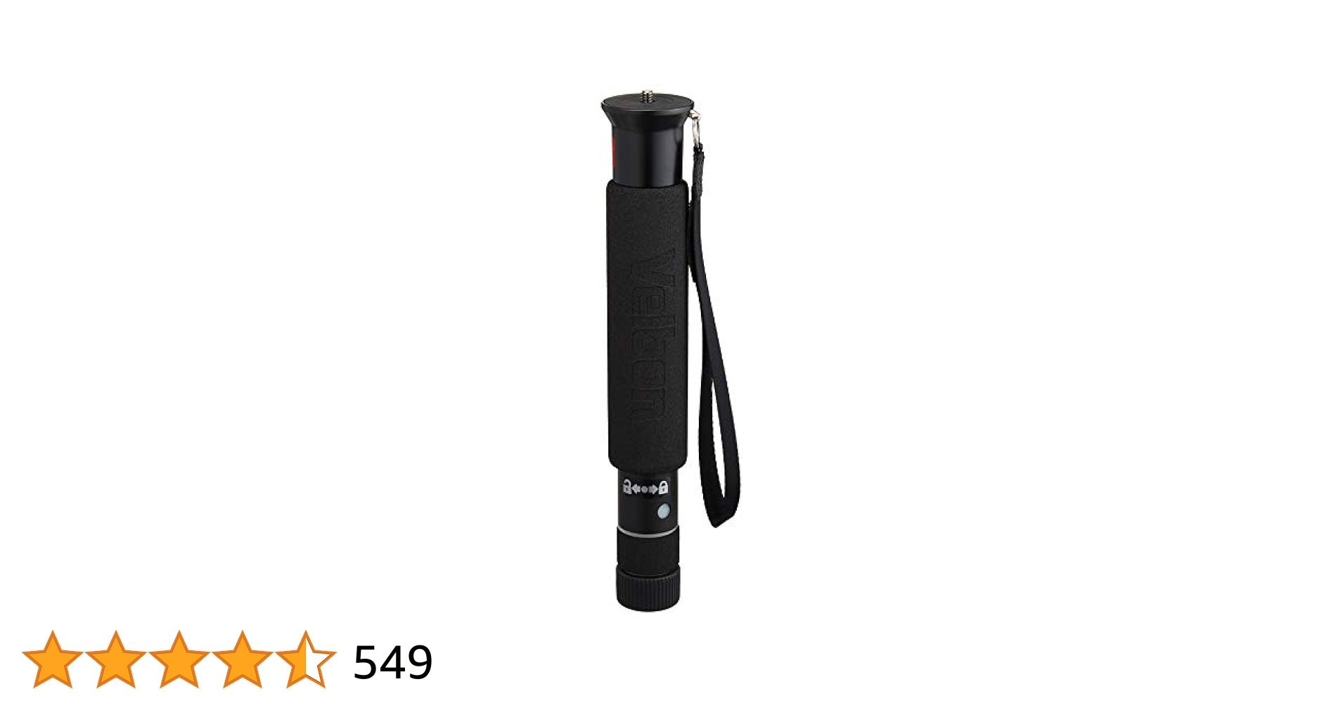 Amazon.com : Velbon Ultra Stick Super 8 Monopod - Black