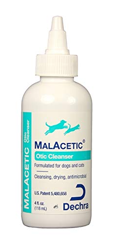 Dechra MalAcetic Otic Apple Scented Ear/Skin Cleanser, 4-Ounce by Dechra