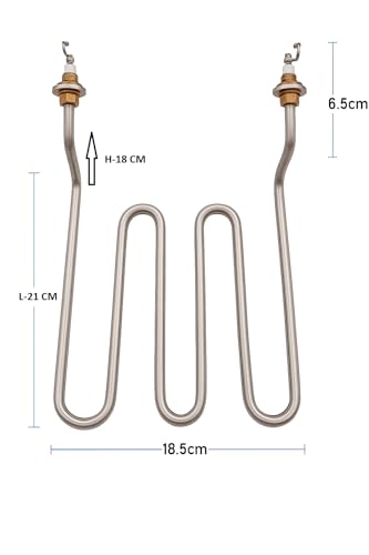 Image of RABBITBABA-8L Deep Fryer Heating Element Coil Spare Part Used in Commercial Fryers of Hotels, Restaurants and Cafes