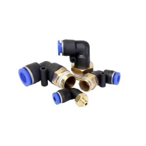 Conector neumático PL para evitar dobleces en mangueras de aire comprimido 4