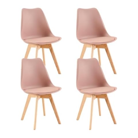 H.J WeDoo Chaises Scandinaves Rose Fumé Cover