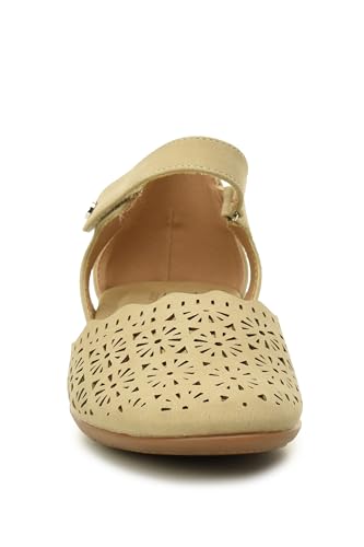 TARYN ROSE Women’s Closed Toe Comfort memory foam Sandals for Women, Lightweight Wide Toe Women's Sandals with Heel Strap & Cushioned Footbed puncha4