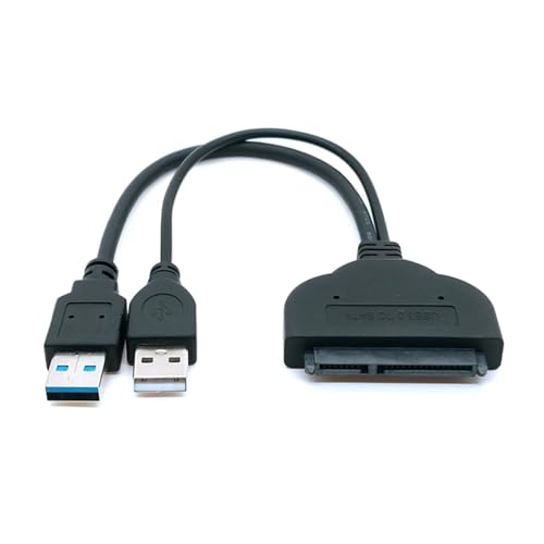 Adaptador USB 3.0 a SATA 22 Pin para HDD 2.5/3.5" miniatura 5
