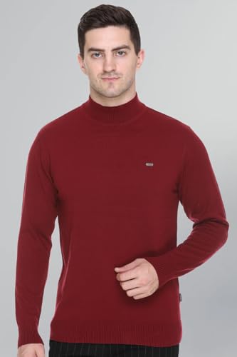 Image of GODFREY Woolen Full Sleeve Sweaters for Men Winter Wear - Turtle Neck Pullover for Men Stylish