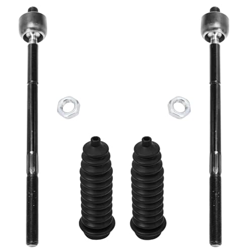Image of Detroit Axle - Front End 10pc Suspension Kit for 2001-2004 Dodge Grand Caravan Chrysler Town & Country 2001-2003 Voyager, 2 Lower Control Arms w /Ball Joint 4 Tie Rods 2 Sway Bars 2 Boots Replacement