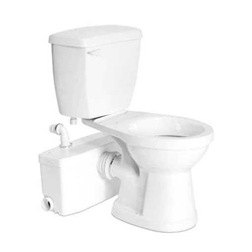 Saniflo SaniPLUS: Macerating Upflush Toilet Kit (with Standard Bowl)