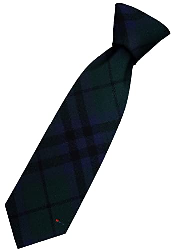 I LUV LTD Mens All Wool Tie Woven And Made in Scotland in Marshall Modern Tartan