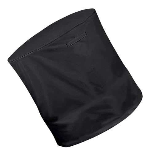 Cemaystic ウッドチッパーマルチャーカバー 210Dオックスフォード布 ? 弾性コード付きで簡単着脱、雨や雪から機器を保護 (黒)