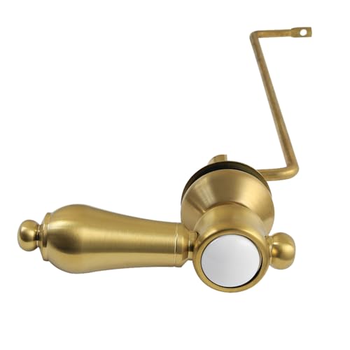 Kingston KTBALS7 Heirloom Side Mount Toilet Tank Lever, Brushed Brass by Kingston Brass - Used condition - US$55.15