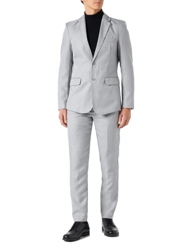 ONLY & SONS Men's ONSEVE Slim 0052 Suit Blazer, Light Grey Melange, 52