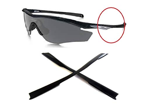 Galaxy Ear Socks Rubber Kits For Oakley M2 Frame Sunglasses Black Color