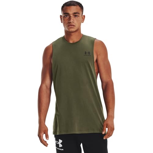 Under Armour Mens Sportstyle Left Chest Cut-Off T-Shirt product thumbnail 16