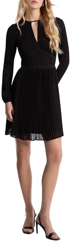 Michael Kors Women's Solid Pleated Mini Dress