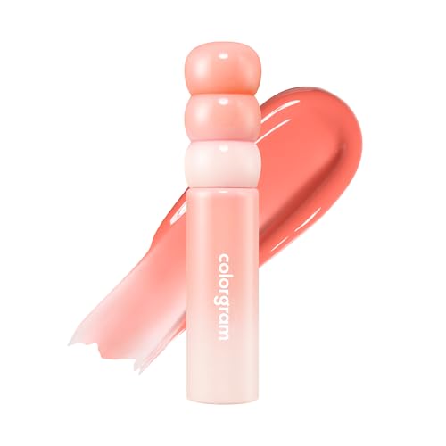 カラーグラム(colorgram) タンフルグラスティントミルク 02 アプリコットデュー 3g ツヤ感 ガラス光沢 リップグロス 韓国コスメ 落ちにくい