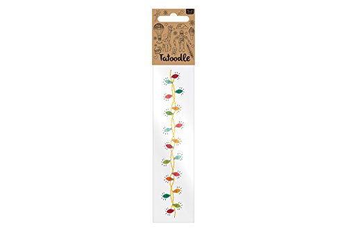Tatoodle - Temporary Illustrated Artistic Tattoos - Christmas Lights