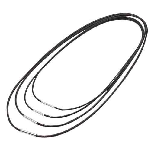 TAGMEIU 4PCS Leather Necklace Cord (40cm/50cm/60cm/70cm) for Pendant DIY
