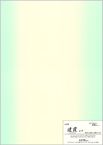 谷口松雄堂 プリンター用紙 和紙 A3 20枚 遠霞 みず LJ470