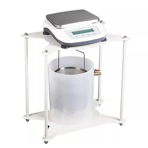 Balanza hidrostática electrónica de laboratorio, balanza digital estática de agua de 5 kg/0,1 g, con pantalla LCD, recargable, para probar la densidad de sólidos en la construcción de carreteras esc