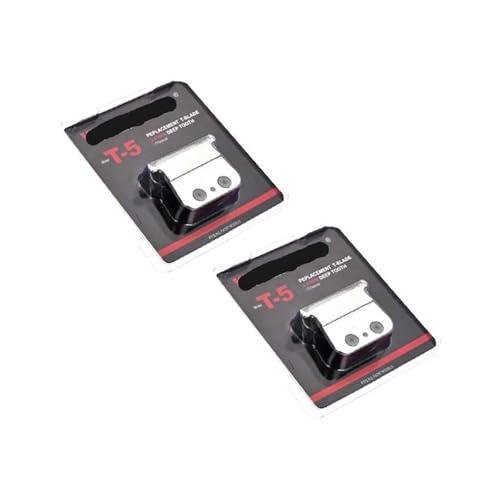Cuchillas De Repuesto De Carbono Tipo Diamante, Compatibles Con WMARK, BBlissPRO, Barberology, Recortadoras FX787 Y FX726.(T-5S 2 sets)