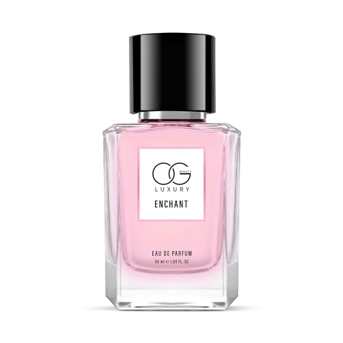 OG BEAUTY LUXURY Enchant Eau De Parfum, 50ml | Sophisticated Perfume for Woman | Pineapple, Lily, Black Currant, Melon, Lotus, Rose, Jasmine | Long-Lasting Fragrance