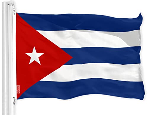 G128 Cuba Cuban Flag | 3x5 Ft | LiteWeave Pro Series Printed 150D Polyester | Country Flag Indoor/Outdoor Vibrant Colors Brass Grommets Thicker and More Durable Than 100D 75D Polyester