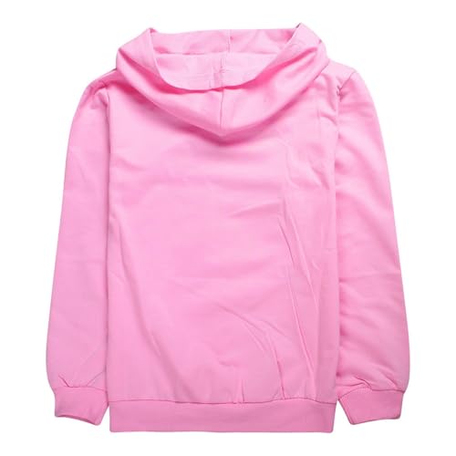 Hoodies For Teen Girls Long Sleeve Oversized Tops Fall/Winter Pullover Sweatshirt Kids Casual Solid Color Clothes3