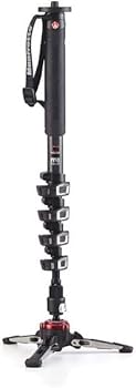 Amazon.com : Manfrotto Xpro 5 Section Carbon Fiber Video Monopod