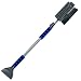 Hopkins 16619 SubZero 51" Ice Crusher Dual Head Pivoting Snowbroom and Squeegee with Integrated Ice Scraper