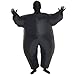MorphCostumes Black MegaMorph Kids Inflatable Blow Up Costume - One Size (MCKIBK)