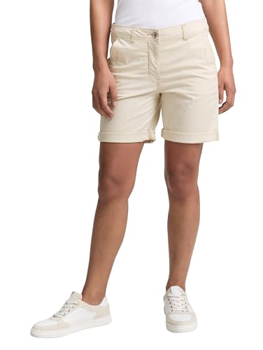 Bermuda femme Tom Tailor confortable coupe droite coton