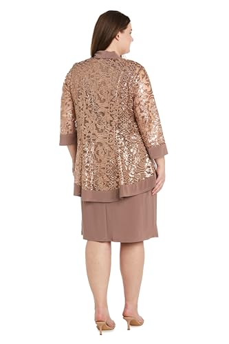 Image of R&M Richards Women's The Opulence Jacket Dress