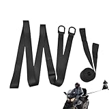 Correas de remolque resistentes | Accesorios de nailon para la recuperación de la correa esencial de la familia, amigos y aventuras al aire libre en el vehículo | Este sujetador duradero se guarda