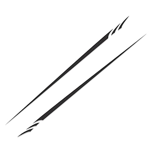 iSpchen Calcomanía De Vinilo Para Coche 2 Uds, Pegatinas Laterales Para Carrocería De Coche, Calcomanías Para Puerta Lateral De Deportes De Carreras, Calcomanías Para Faldones Laterales De Coche