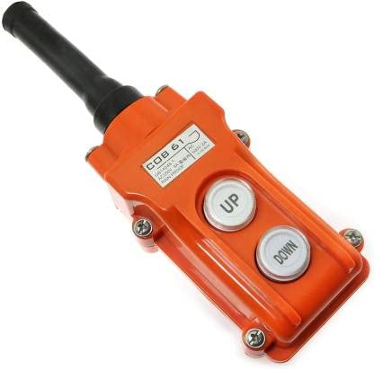 Crane Push Button Switch, Rainproof Crane Pendant Control Station (COB 61) (B0BTYDDBW8) Amazon Price History, Amazon Price Tracker