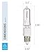 (Pack Of 4) Q250CL/MC - 250 Watt JD T4 E11 Mini Candelabra Base 120V Clear Light Bulbs