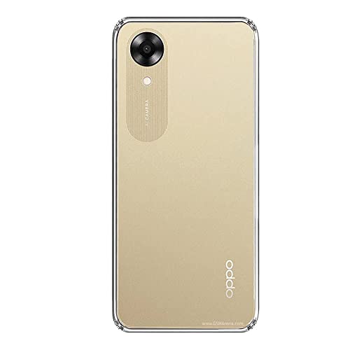 Image of COVERBLACK Rubber Back Cover for Oppo CPH2471 / A17K - Transparent