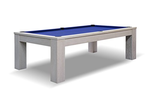 John West Pool Billardtisch Weiß, 6 ft 212 x 120 cm groß, neu mit Schieferplatte inkl. Montage