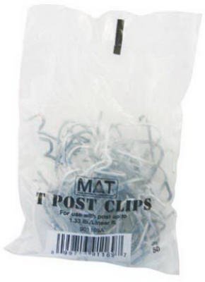 T-Post Style Fence Clips, 25-Pack