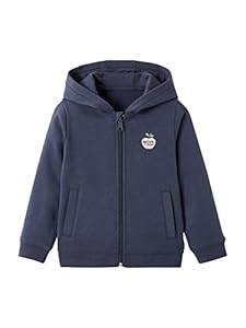 Vertbaudet Mädchen Kapuzenjacke Sport Basic Blau 140