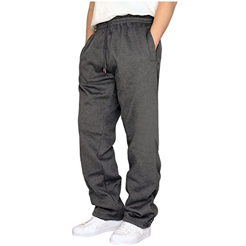 Pantalon de poche de couleur unie ample style joggeur athlétique homme