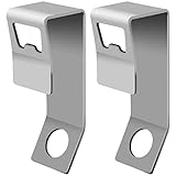 Omoojee Cooler Lock Bracket, 2 Pack with Bottle Opener, Tie Down Kit Made of Durable Stainless Steel, Compatible with Yeti/RTIC Coolers