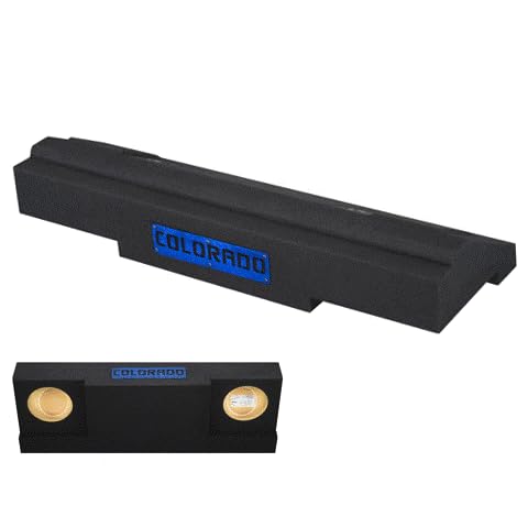 2015-2023 Chevy Colorado Crew Cab Dual Sealed Sub Box Ground-Shaker Subwoofer Enclosure Custom Speaker Box Car Audio Ground Shaker (Blue, 10")