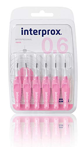 Interprox Nano brossettes roses évite les gencives qui saignent