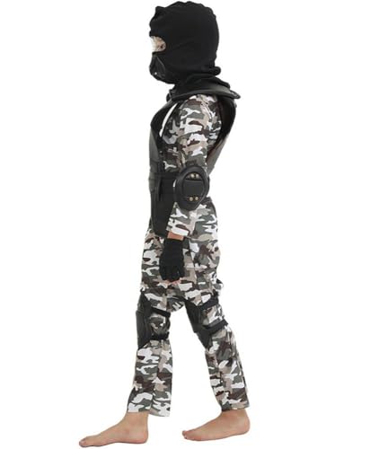 Disfraz militar SWAT para niños talla Large miniatura 2